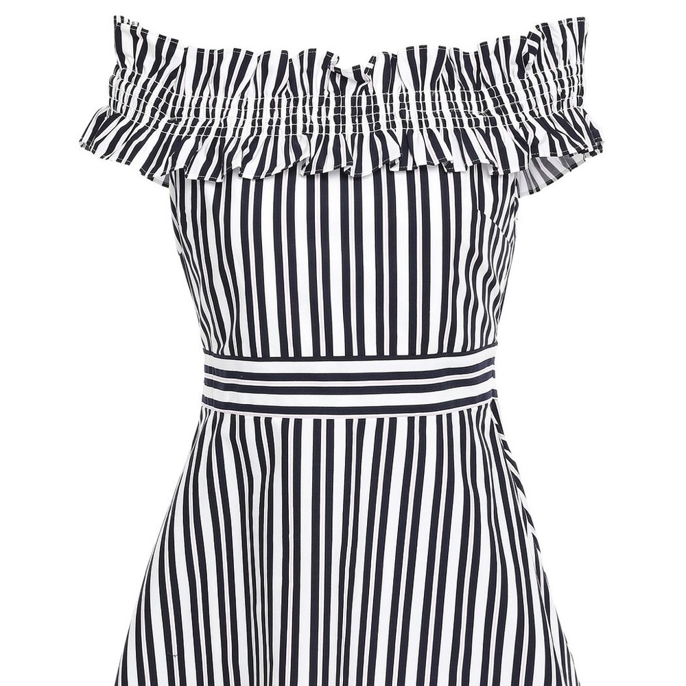 Kate Spade Poplin Striped Dress